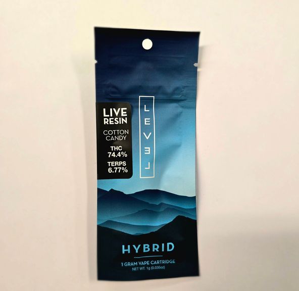 Level - 1g 510 Live Resin - Cotton Candy