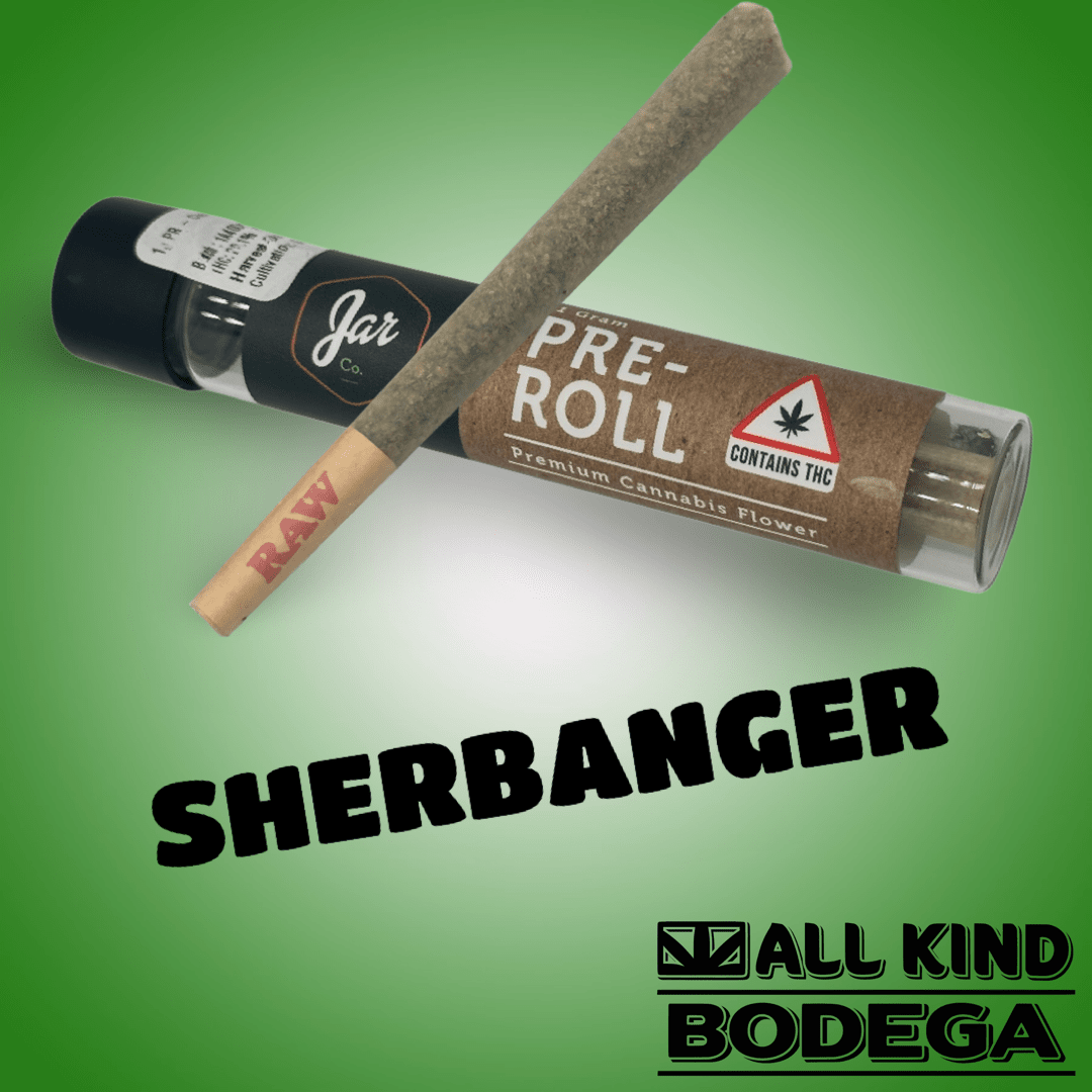 Sherbanger 1g Preroll (@jarcannabis2.0)