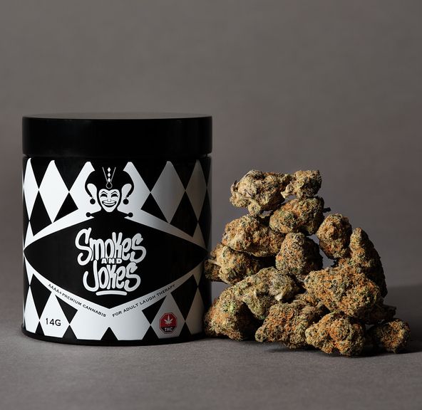 14g Smokes and Jokes - Lot #2012- Tropicana Cookies (HYB)