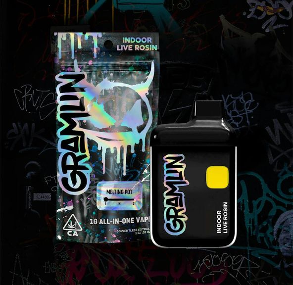 Gramlin - Melting Pot Live Rosin All In One Vape 1g