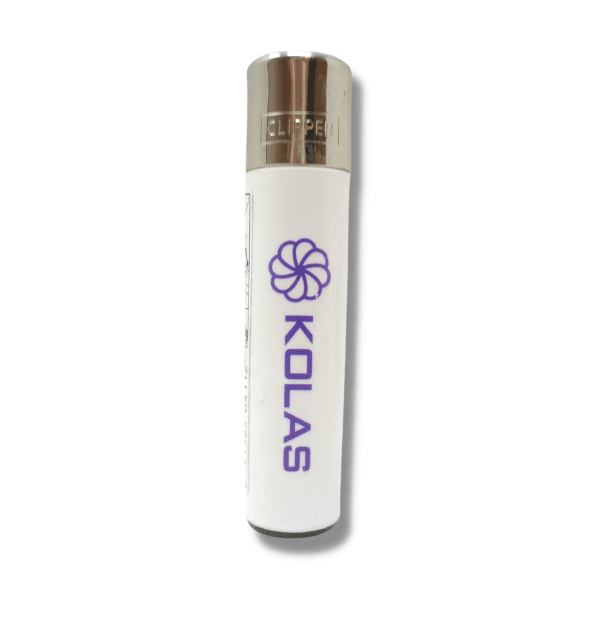 Kolas Branded Clipper Lighter White