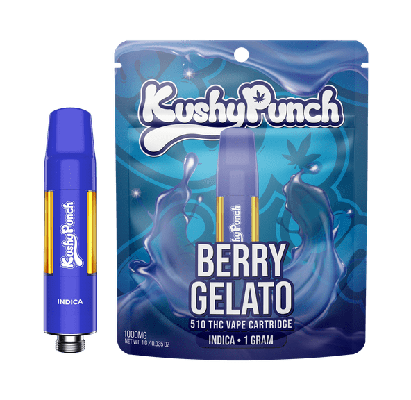 Kushy Punch | Vape Cart | 1g | Berry Gelato