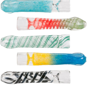 3" Glass Chillum Assorted Colors