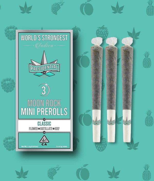 Presidential Moon Rock Mini Preroll Pack - Classic 1.5g