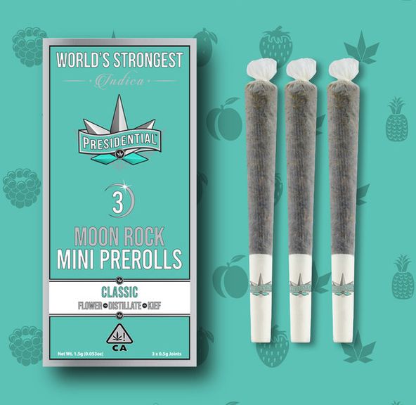 Presidential Moon Rock Mini Preroll Pack - Classic 1.5g