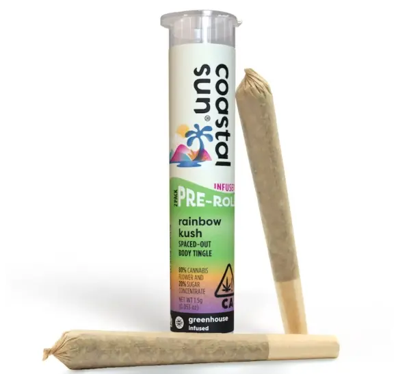 Coastal Sun - Rainbow Kush Infused 2 Pack Preroll 1.5g