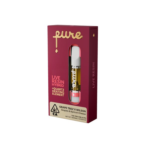 Pure- Grape Trez x Wilson Live Resin Cartridge 1g (H)