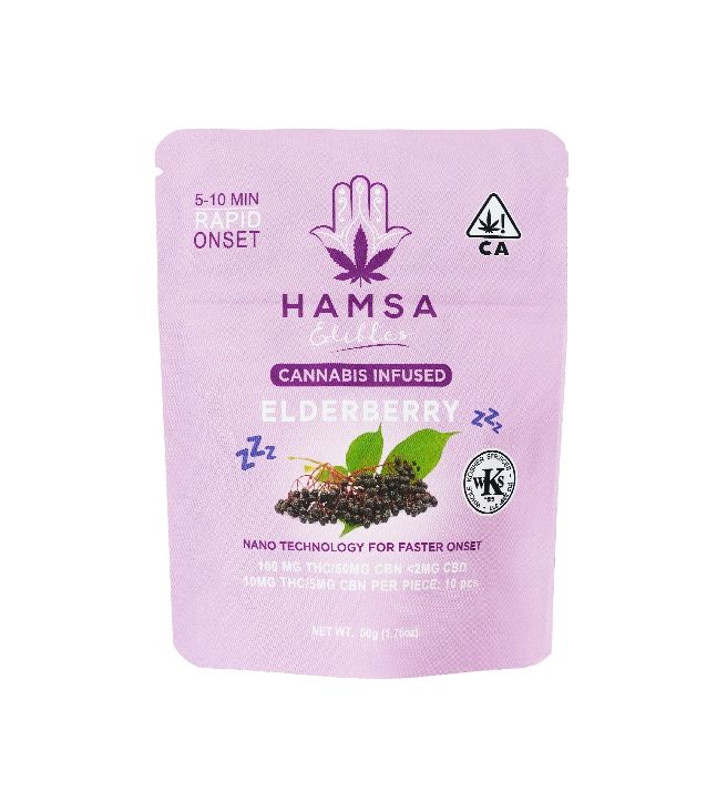 Hamsa - Elderberry Kosher Gummies 100mg