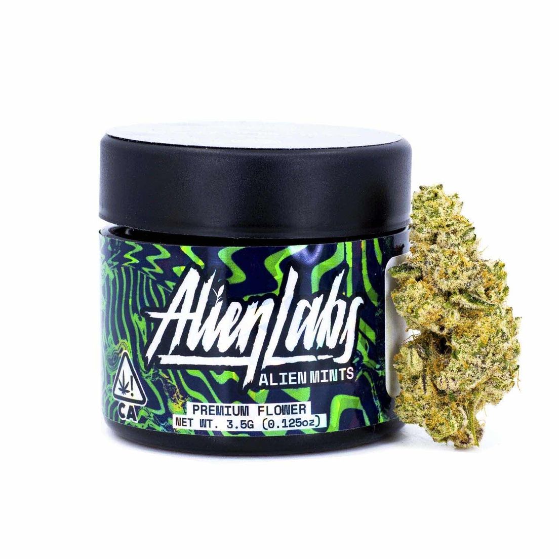 D. Alien Mints 3.5g (Green Jar) - ALIEN LABS
