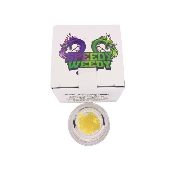 1. Speedy Weedy 1g Honey Crystals - Bubblegum Gelato - 3/$60 Mix/Match