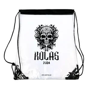 AFTERSHOCK Kolas Clear Drawstring Swag Bag