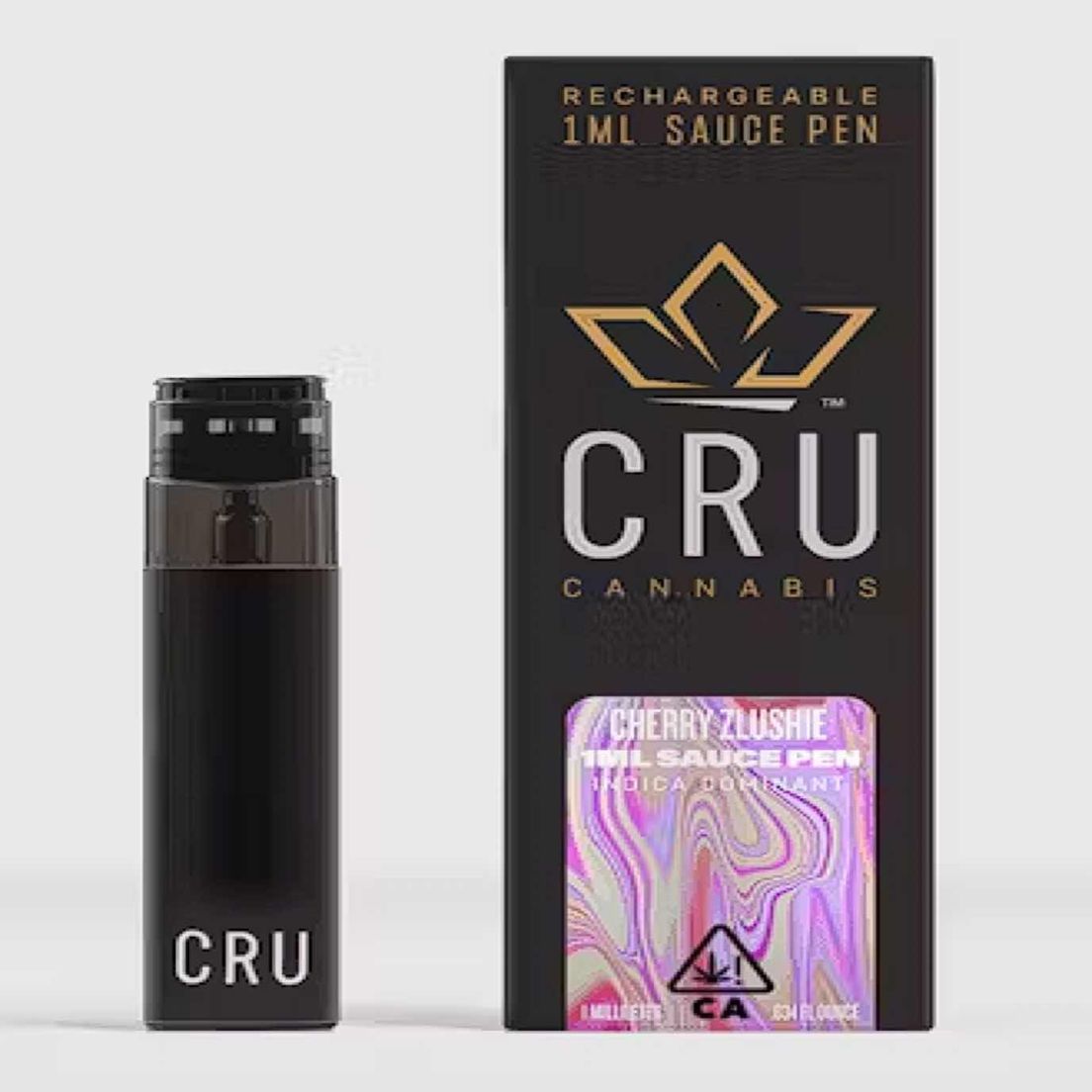 CRU Cannabis - Cherry Zlushie (1ml Vape Disposable) 1g