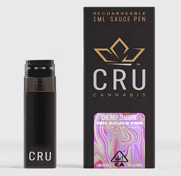 CRU Cannabis - Cherry Zlushie (1ml Vape Disposable) 1g