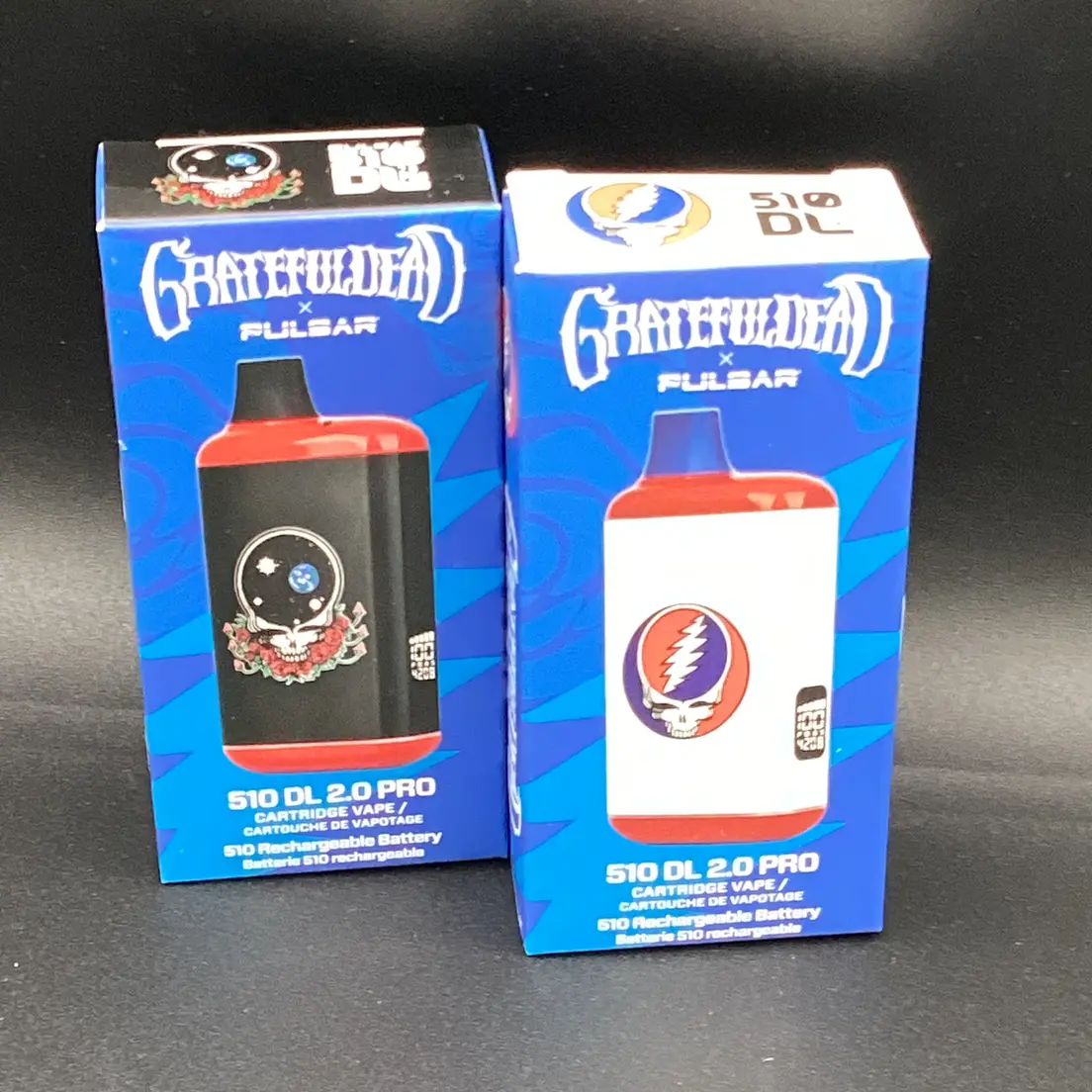 AFG Distribution- Grateful Dead- DL 2.0 Pro VV- Vape Bar- Pulsar- 510 Thread- Auto Pull-1000mAh - Battery
