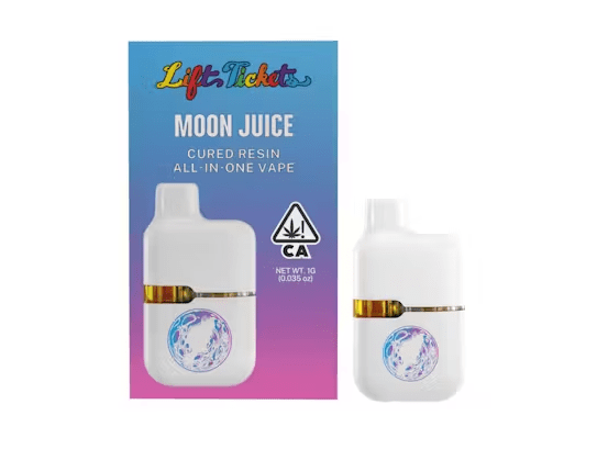 Lift Tickets AIO Vape Moon Juice Space Cookies 1g