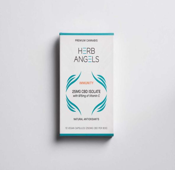 250mg (25mg x 10) CBD Immunity Capsules - Herb Angels
