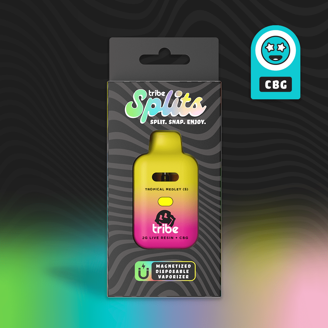 TRIBE SPLITS 2G OG KUSH LIVE DIAMOND DISPOSABLE (FLAVOR PODS SOLD SEPERATELY)