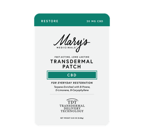 RESTORE TRANSDERMAL PATCH 20MG CBD + 2MG THC [MM]