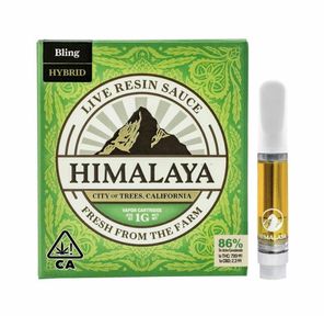 1g Bling Live Resin Cart - HIMALAYA
