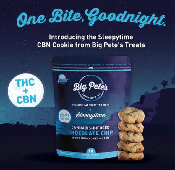 [Big Petes Treats] CBN Cookies - 2:1 - Chocolate Chip Sleepytime (I)