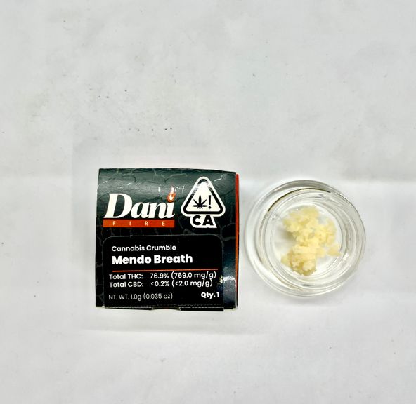 1g Mendo Breath (Indica) Crumble - Dani Fire