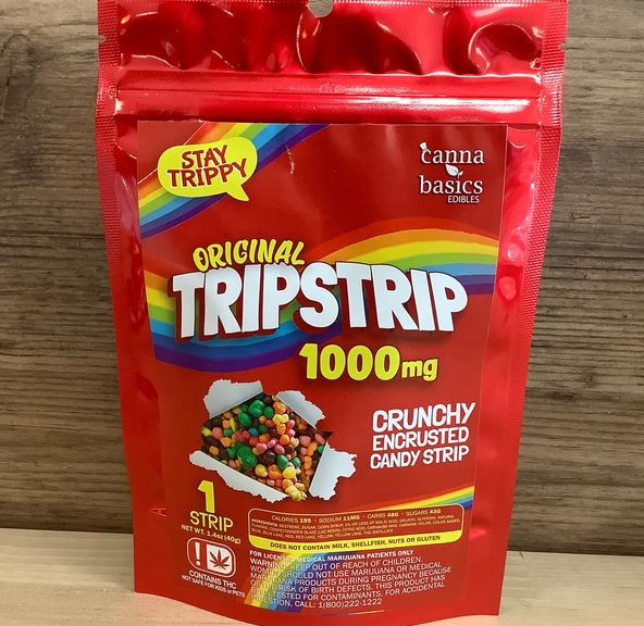 1000MG TripStrip - Cannabasics - Indica