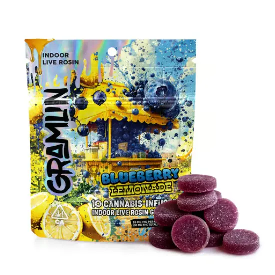 Gramlin - Live Rosin Gummies Blueberry Lemonade 100mg - 35 g