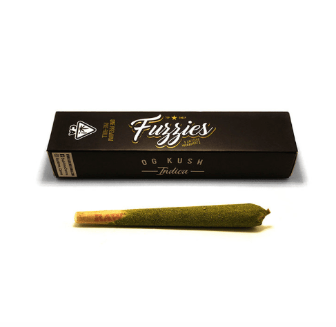 1.5g OG Kush (Indica) King Fuzzie Distillate Infused Preroll - Sublime