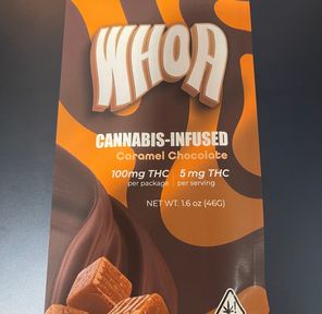 *PROMO* WHOA- Caramel Chocolate Bar 100mg (H)