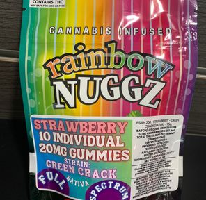 EDEN ROSE RAINBOW NUGGZ STRAWBERRY FULL SPECTRUM 200MG