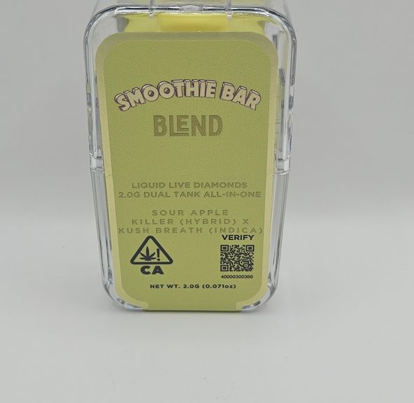 Smoothie Bar - Disposable - Sour Apple Killer x Kush Breath - 2G