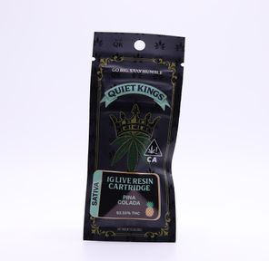 Quiet Kings- PIÑA COLADA 1G LIVE RESIN CARTRIDGE