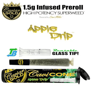 Caviar Gold — Cavi Cone - Infused Pre-Roll - Apple Drip 1.50 g