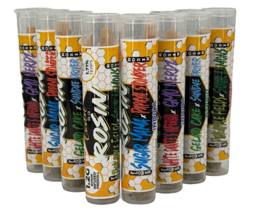 Cartel Oil Co - Rosin Infused Pre-Roll 1.2g - Indica - Sweet Tooth x Double Mint