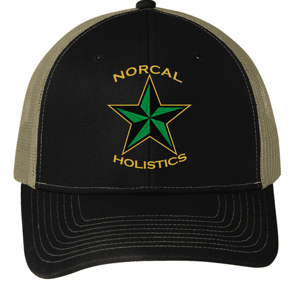 Trucker Snapback Hat | Black | NorCal Holistics Apparel