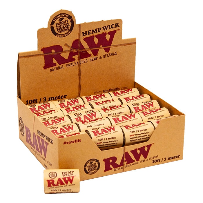 Raw Hemp Wick 10 Feet
