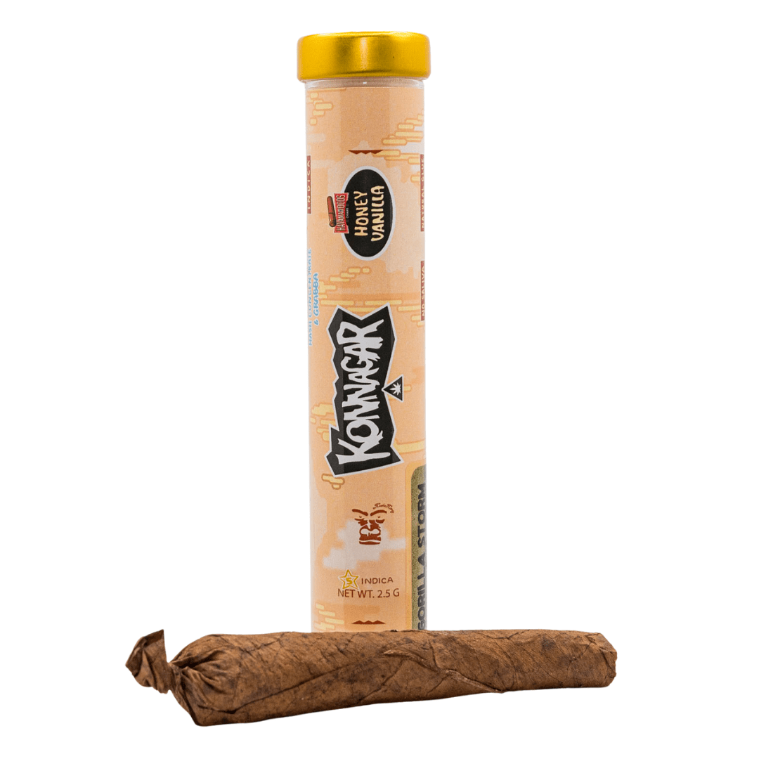 2.5G Honey Vanilla - Grabba & Hash Infused Konnagar by Kush Kong