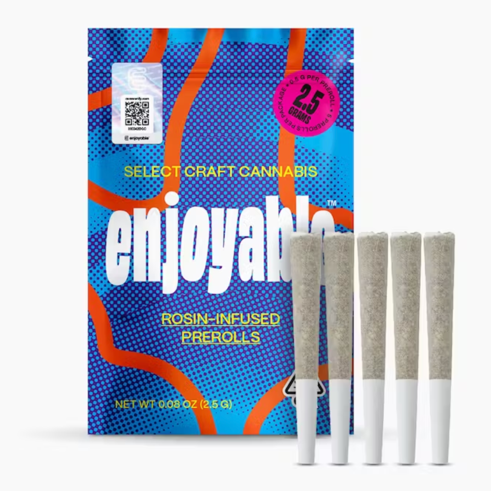 Rosin-Infused 5 Pack Prerolls - Gary Payton