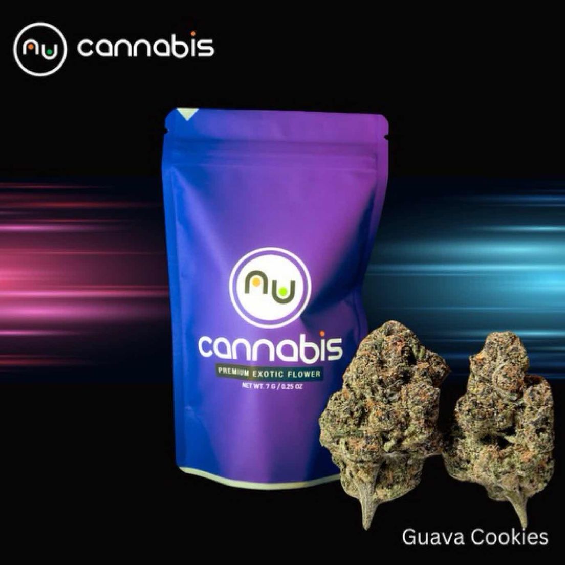 NuCannabis - Guava Cookiez 28g - PREMIUM INDOOR FLOWERS