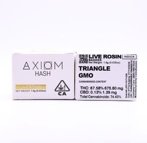 Axiom Hash - TRIANGLE GMO LIVE ROSIN