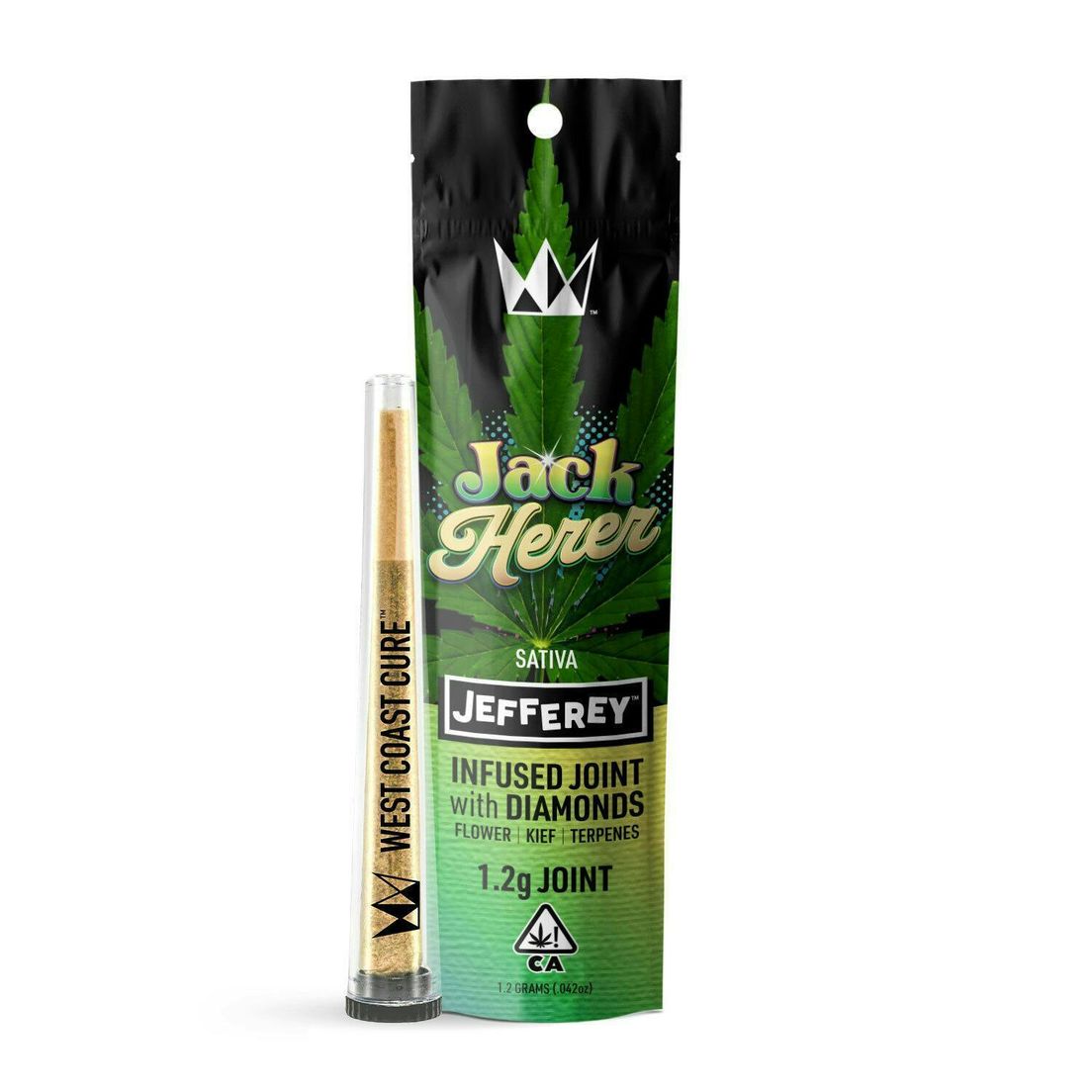 West Coast Cure - Jack Herer - Jefferey Single Infused Joint 1.2g