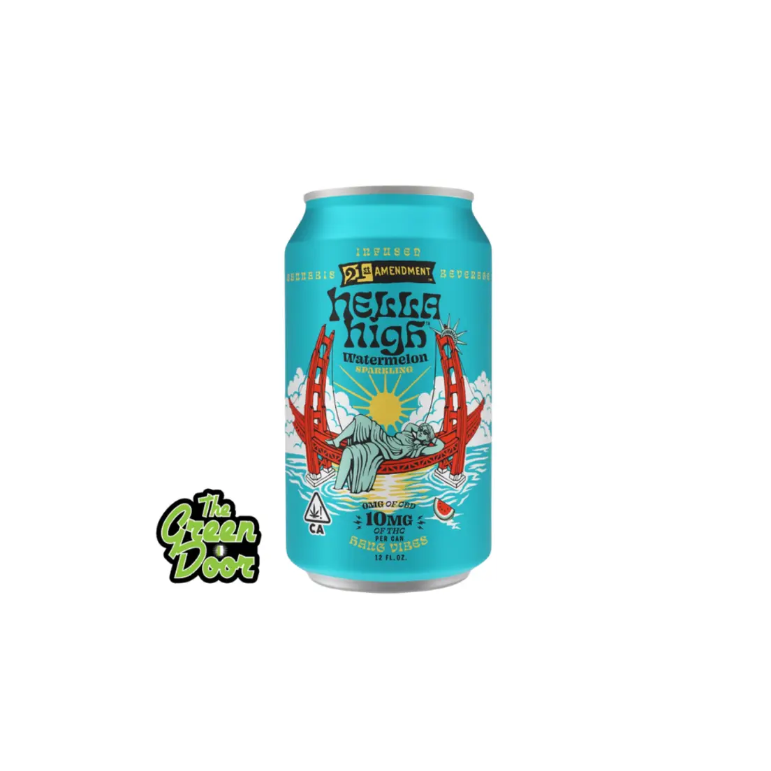 21st Amendment - Hella High Watermelon - 100mg