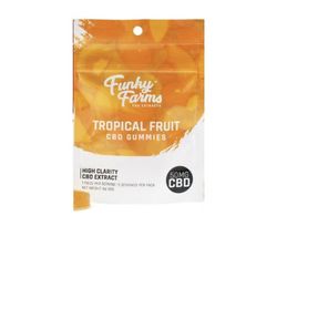 Funky Farms Tropical Fruit CBD Gummies 50MG