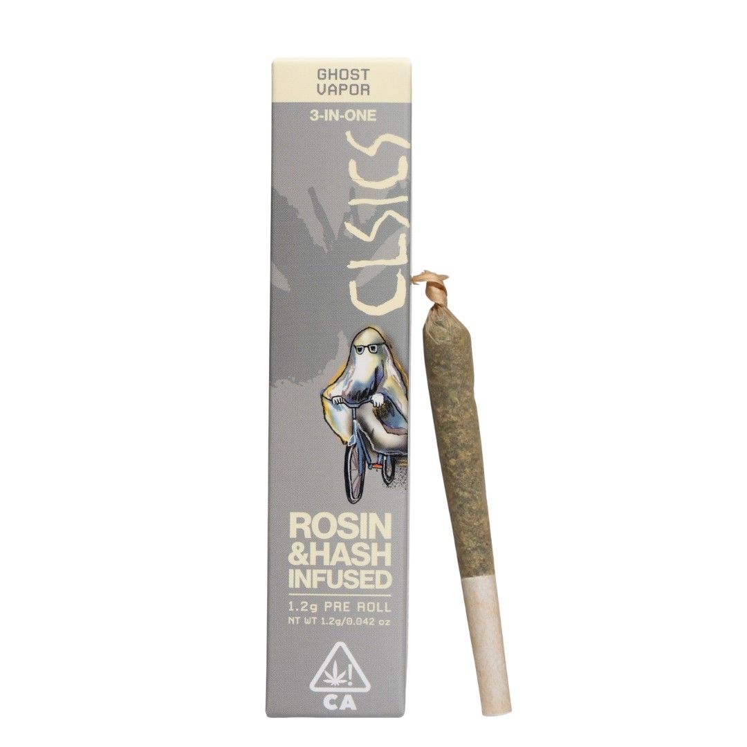CLSICS Trifecta Infused Pre-roll Ghost Vapor 1.2g