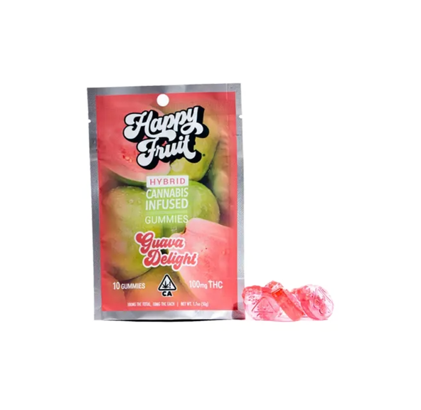 Happy Fruit Gummies Guava Delight 100mg