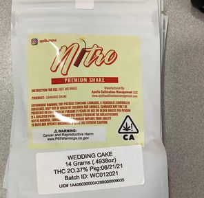(Apollo) Wedding Cake 14G Nitro Shake