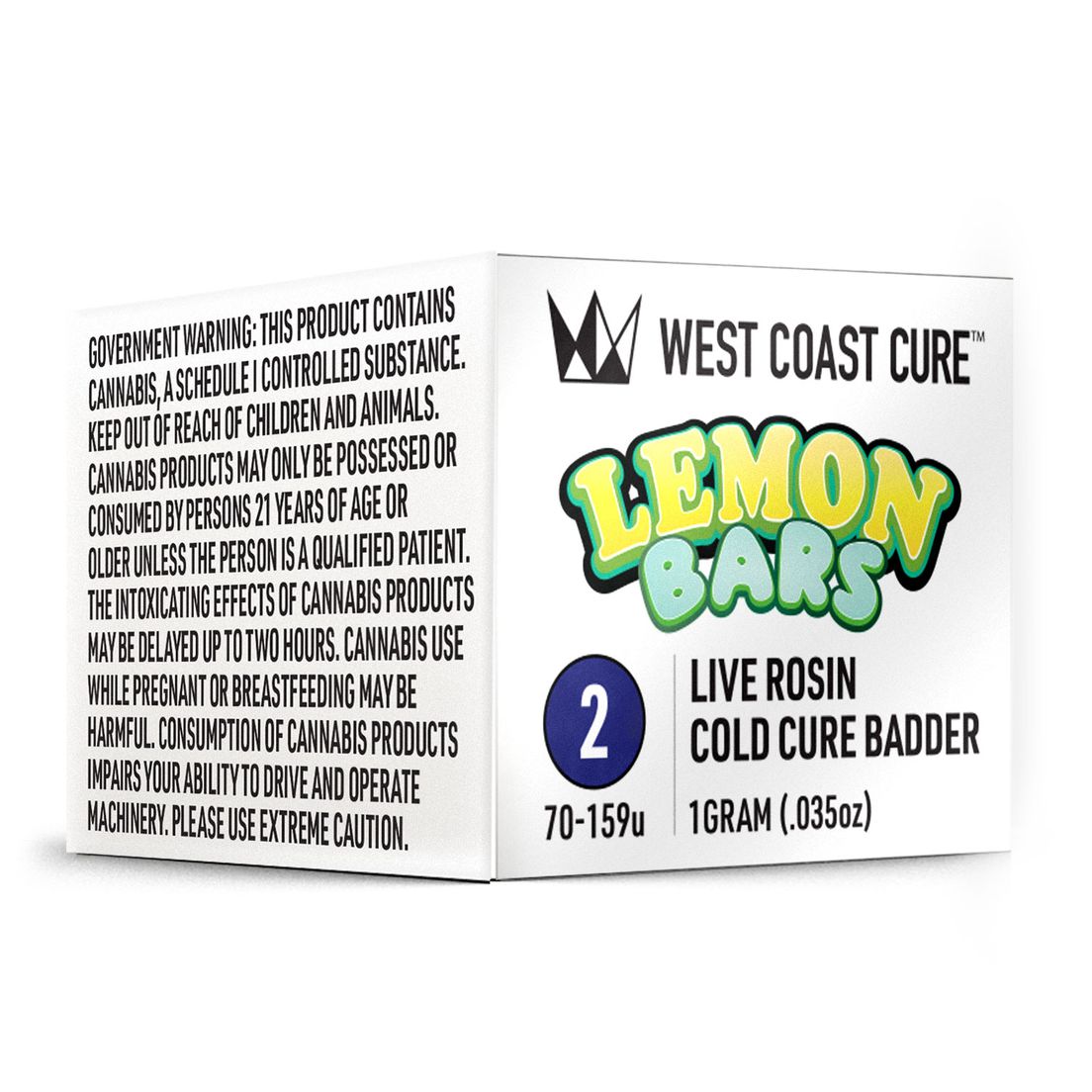 Lemon Bars Live Rosin Cold Cure Badder - Tier 2
