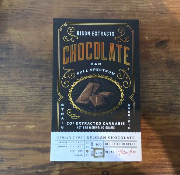 Bison Chocolate Bar - 200mg