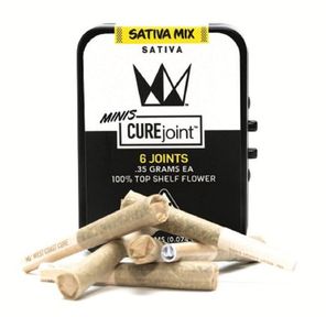 Sativa Mix - Top Shelf CUREjoint Minis 6 x .35g