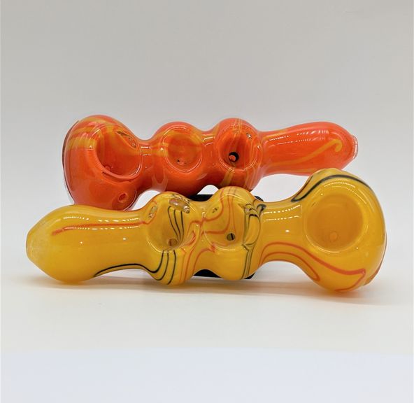 5.5" THREE BOWL HAND PIPE